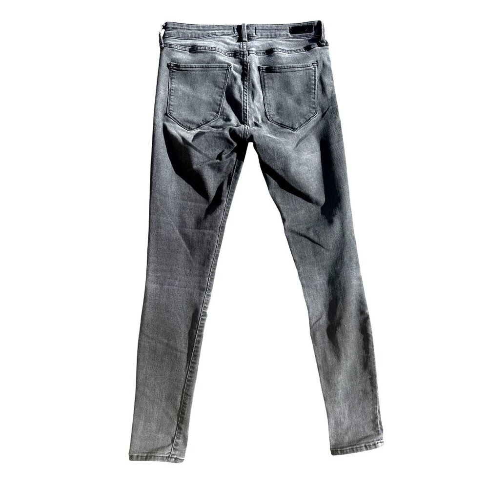 Abercrombie Fitch 26 Harper Super Skinny Jeans Gray Washed Stretch Denim - Picture 4 of 8